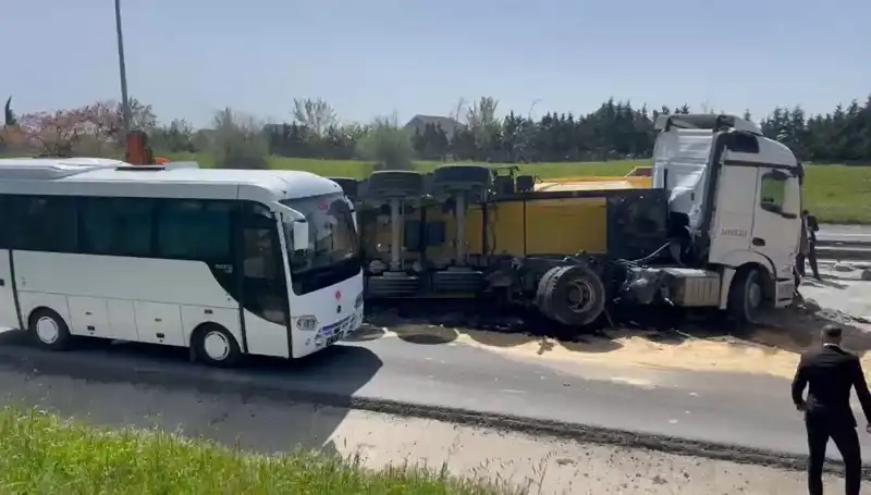 Büyükçekmece'de Feci Kaza: TEM Otoyolu 3 Saat Kapalı Kaldı