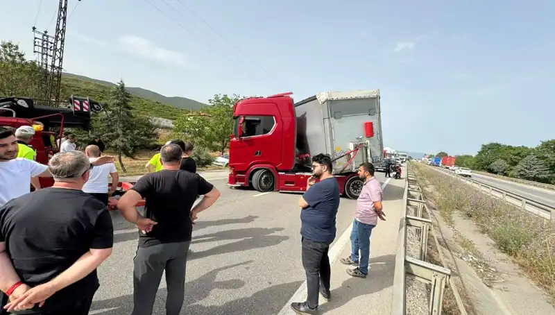 Seyir Halindeyken Arı Soktu! Trafik Kilitlendi, Şoka Girdi