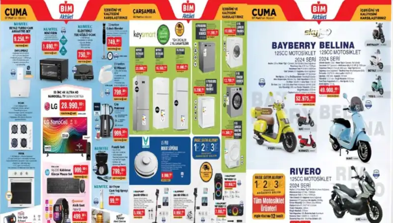 BİM’de Harika İndirimler Başlıyor: İşte 4-7 Mart Aktüel Ürünler Kataloğu!