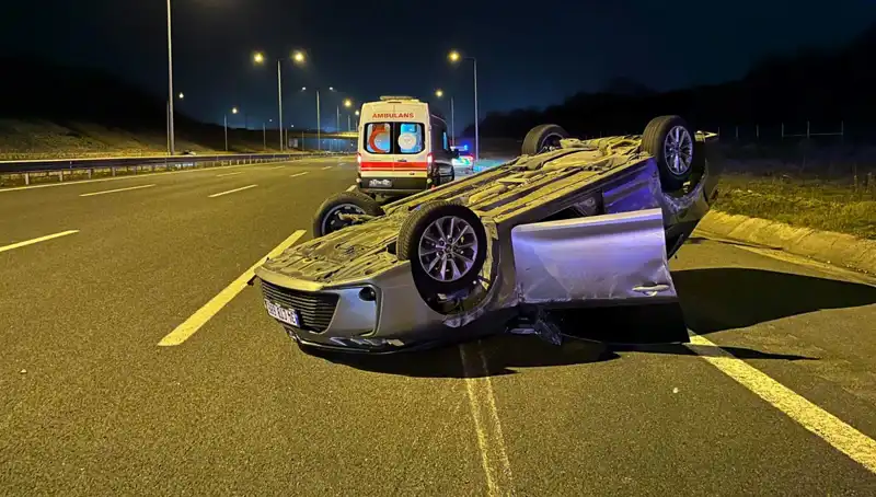 Kuzey Marmara Otoyolu'nda İki Araç Çarpıştı: Yaralıların Durumu Kritikti