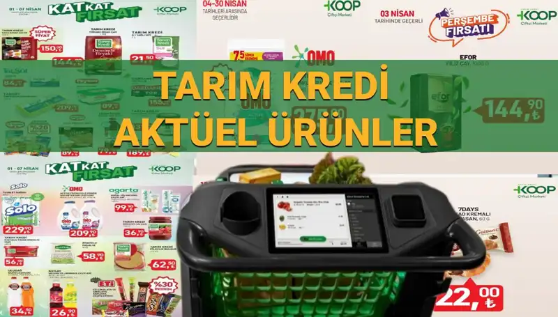 Tarım Kredi Marketleri'nde 4-7 Nisan İndirim Fırtınası: Temizlik ve Kahvaltılık Ürünler