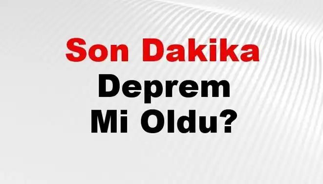Hatay'da Son Dakika Deprem: Detaylar ve İlk Bilgiler