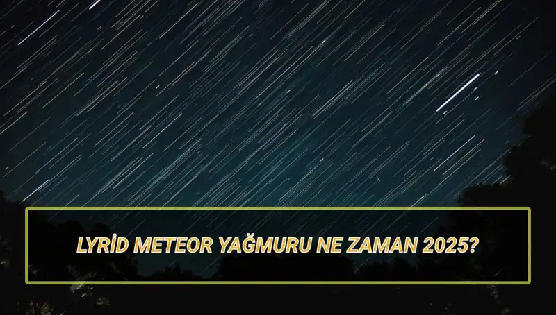 2025’te Lyrid Meteor Yağmuru: Hayranlıkla İzlenecek Gökyüzü Şöleni