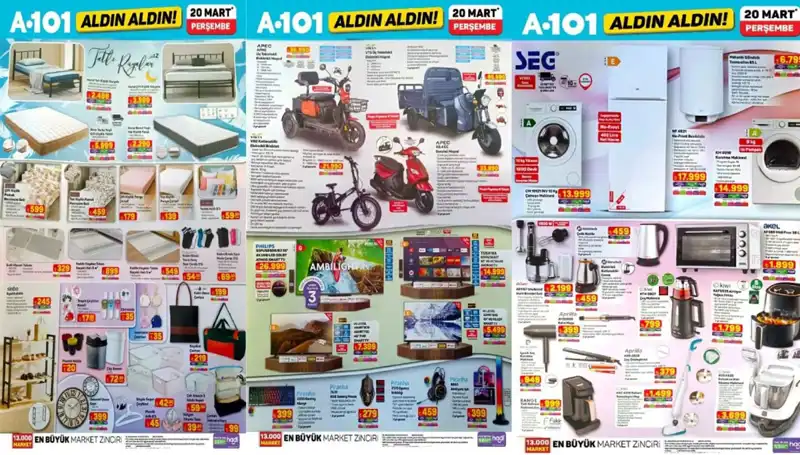 20 Mart A101 Aktüel Kataloğu: Yenilikçi Ürünlerle Dolu Bir Hafta!