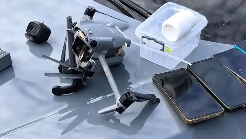 Uyuşturucu Sevkıyatı Yapan Drone, Güvenlik Güçleri Tarafından Düşürüldü!