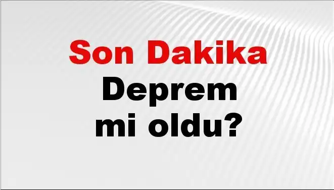 Son Dakika: Muğla'da Deprem Korkuttu! Ayrıntılar Burada!
