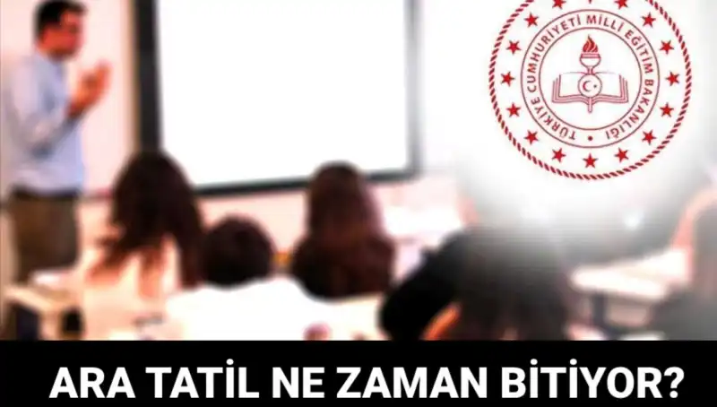 2023-2024 Eğitim Yılı Ara Tatil Bitişi ve Okul Açılış Tarihleri
