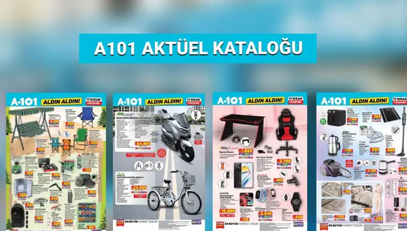 A101 Market 17-24 Nisan Aktüel Kataloğu: Kaçırılmayacak Fırsatlar Sizi Bekliyor!