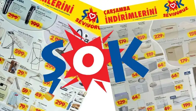 12 Mart ŞOK Aktüel Kataloğu ile Evlerinizi Yenileyin: Mop, Süpürge ve Daha Fazlası