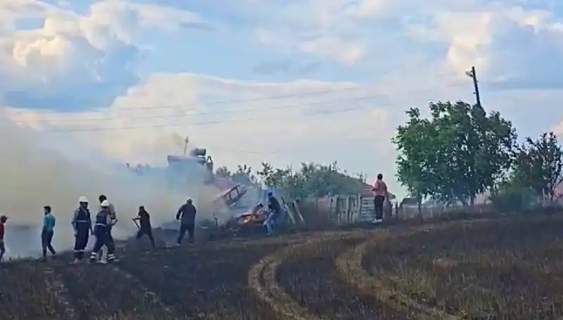 Tarlayı Kundaklayan Şahıs, 96 Saat Sonra Polis Tarafından Yakalandı!