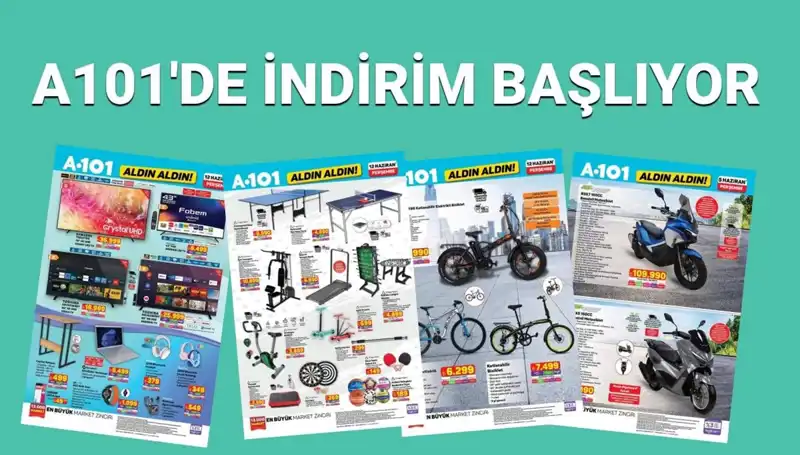 A101’in 12 Haziran Aktüel Kataloğu ile İndirimler Başlıyor!