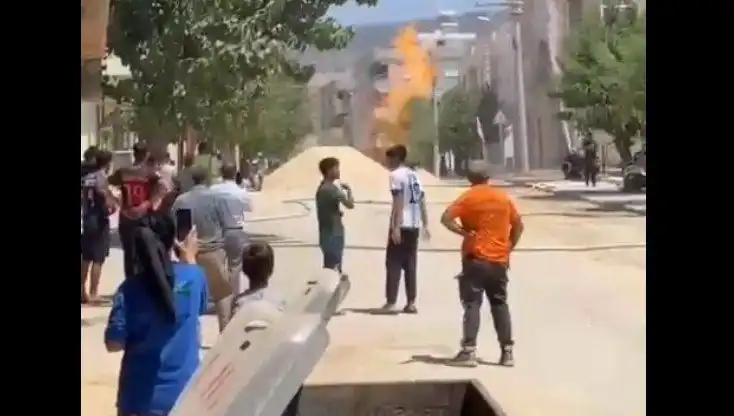 Kilis'te Doğalgaz Borusu Patladı: Şok Edici Olayın Ayrıntıları
