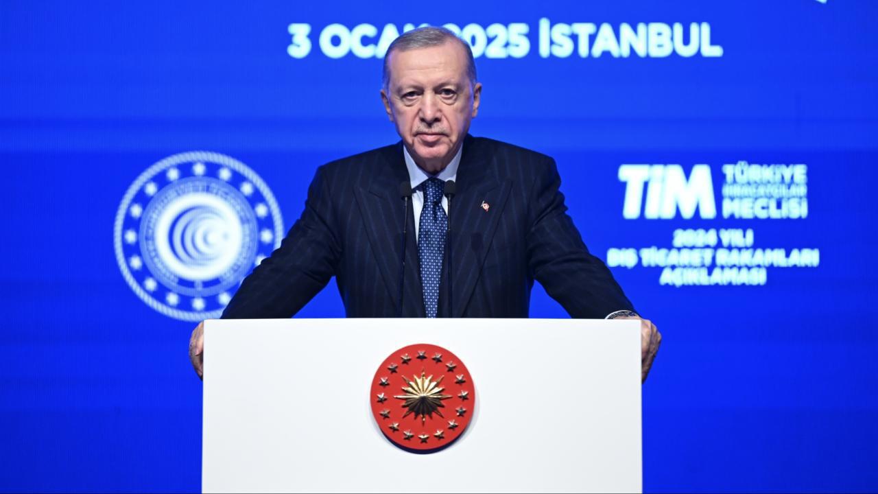 Cumhurbaşkanı Erdoğan: 2024 Yılında İhracat 262 Milyar Dolara Ulaştı